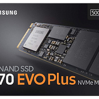 SSD накопитель 500GB Samsung 970 EVO Plus MZ-V7S500BW, M.2 2280, NVMe