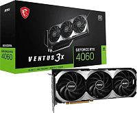Видеокарта MSI NVIDIA GeForce RTX 4060 RTX 4060 VENTUS 3X 8G OC 8ГБ Ventus 3X, GDDR6, OC