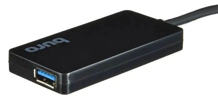 Хаб USB-разветвитель Buro BU-HUB4-0.2-U3.0, черный