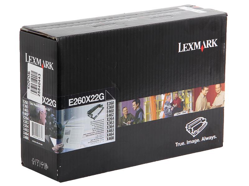 Драм-картридж Lexmark E260X22G (оригинальный) для E260 / E360 / E460