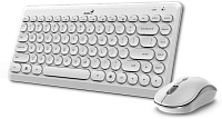 Комплект Genius беспроводной LuxeMate Q8000, белый [31340013411]