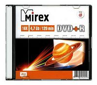 Диск DVD+R Mirex [UL130013A1S], Slim Case ( 4.7 Gb / 120 min, 16X)