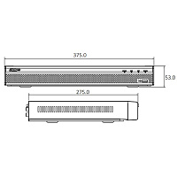 8-канальный IP-видеорегистратор Dahua DHI-NVR2208-4KS2 (8CH, 1080P, USB)