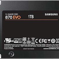 SSD накопитель 1TB Samsung 870 EVO MZ-77E1T0BW, 2.5", SATA III