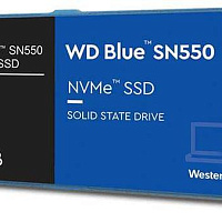 SSD накопитель  2ТБ WD Blue SN550 WDS200T2B0C, M.2 2280, PCI-E x4, NVMe