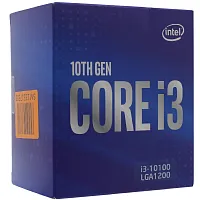 Процессор INTEL Core i3 10100F, LGA 1200, BOX