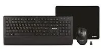 Беспроводной набор клавиатура +мышь+коврик SVEN KB-C3800W, черный [sv-017293]