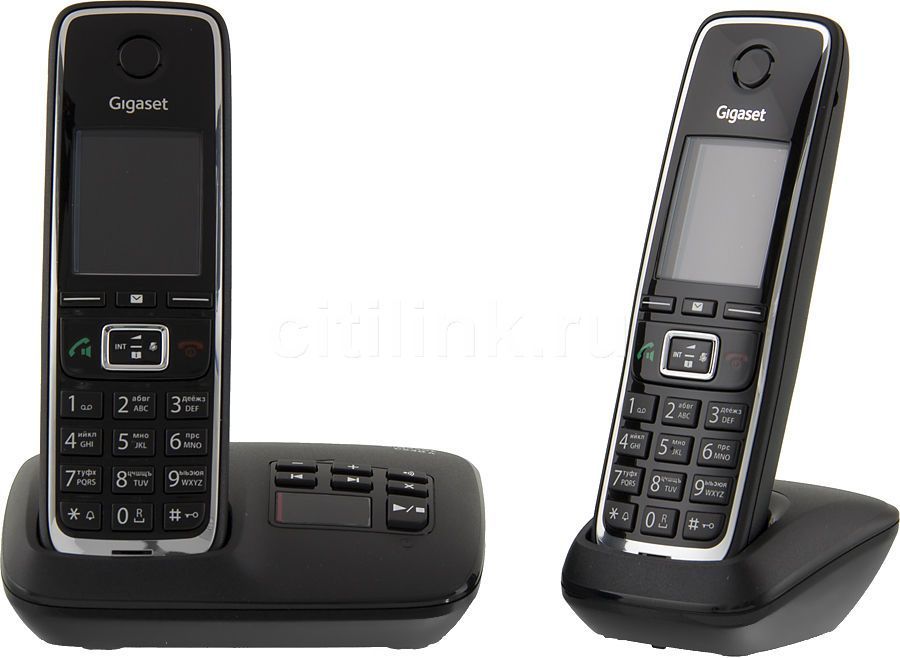 Телефон GIGASET C530A DUO, черный