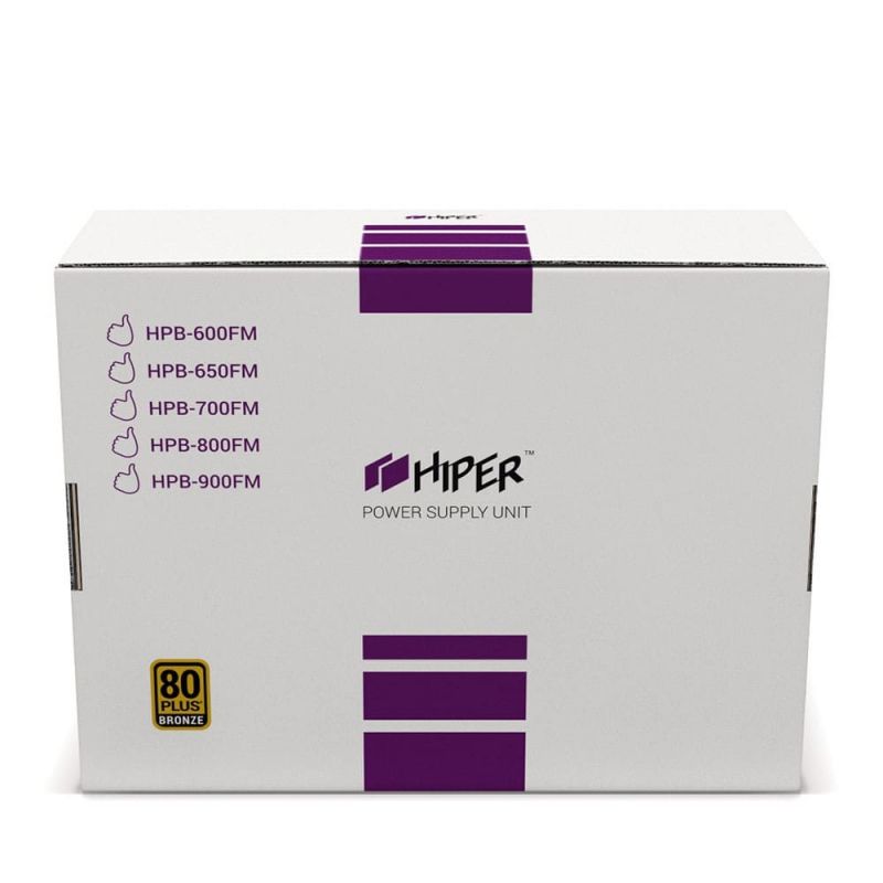 Блок питания HIPER HPB-700FM, 700W, 140mm