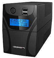 ИБП Ippon Back Power Pro II 800, 480Вт, 800ВА, черный