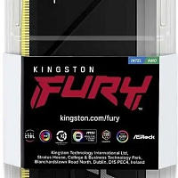 Модуль памяти 16GB DDR4 Kingston FURY Beast KF437C19BB12A/16 3733Mz, RGB