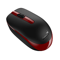 Мышь Genius беспроводная NX-7007, красно-черная, 2.4GHz wireless, 1200 dpi [31030026404]