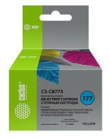 Картридж Cactus CS-C8773 №177 желтый (11.4мл) для HP PS 3213/3313/8253/C5183/C6183/C6283/C7183/C7283