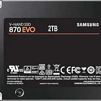 SSD накопитель  2ТБ Samsung 870 EVO MZ-77E2T0BW, SATA-III