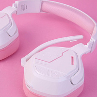 Игровые наушники беспроводные Dareu EH755 White-Pink