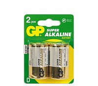 Батарейка алкалиновая GP Super Alkaline 13A LR20 D уп. 2шт [13A-2CR2]