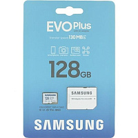 Карта памяти 128GB Samsung EVO Plus, microSDXC [MB-MC128KA]