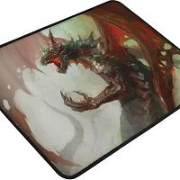 Коврик игровой Defender Dragon Rage M [50558], ткань + резина