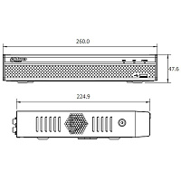 4-канальный IP-видеорегистратор Dahua DHI-NVR2104HS-P-4KS2 (4CH, PoE, 1080P, USB)